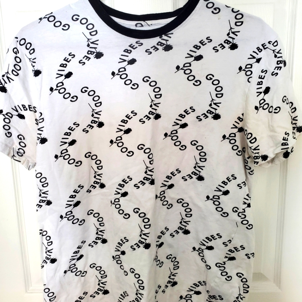 White Graphic Men's Shirt